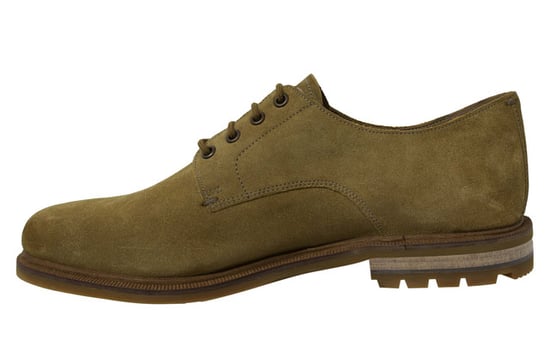 Clarks Foxwell Hall Mens Dark Sand Shoes
