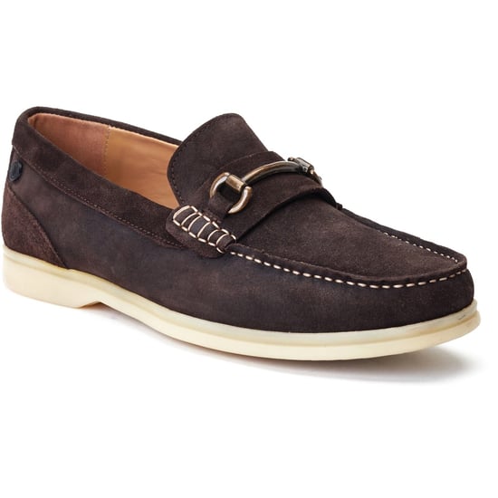 Base London Snapper Leder Mannen Burnt Brown Loafers - Image 1