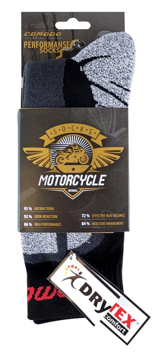 COMODO - Thick Motorbike Moisture Wicking Dri-TechSocks | Men's & Ladies - Image 2