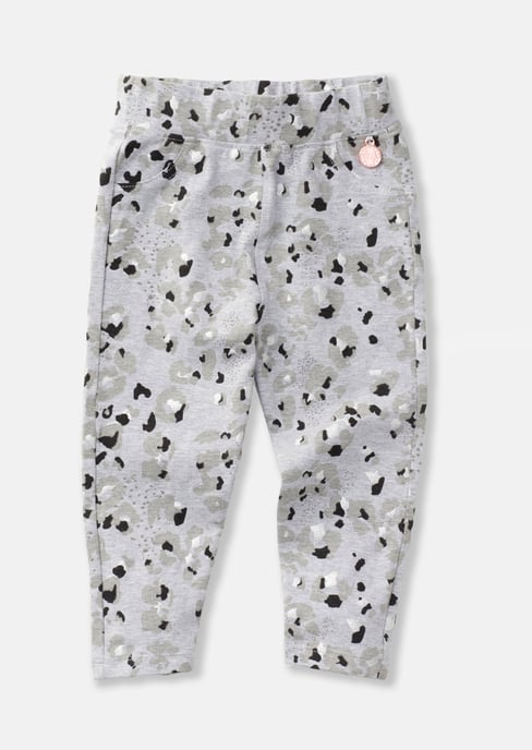 Luna Leopard Print Legging With Foil