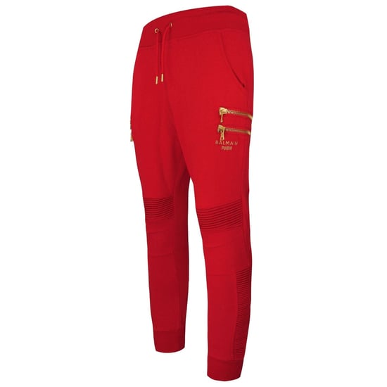 Puma x Balmain Red Track Pants - Womens - Image 1