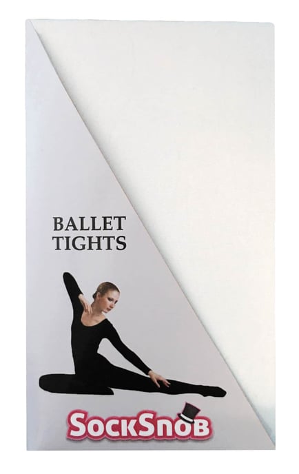 Sock Snob - 1 paar balletpanty's met voet voor volwassenen - Wit - Image 2