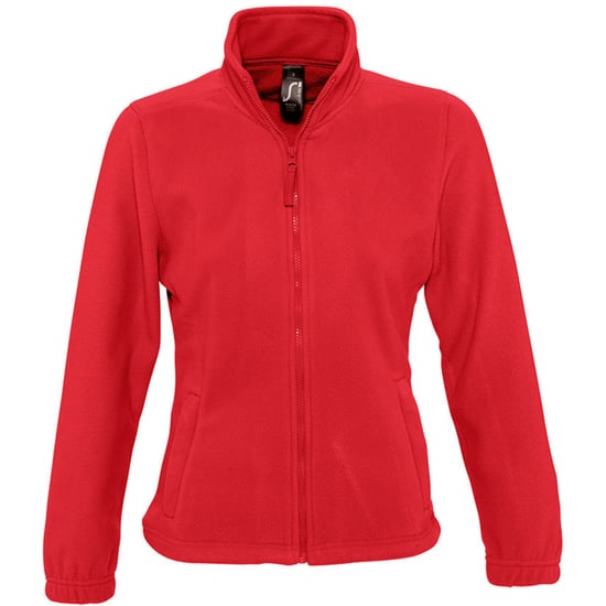 SOLS Dames/dames North Full Zip Fleece Jacket (Rood) - Image 1
