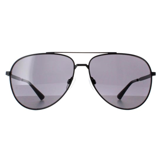 Calvin Klein Aviator Mens Semi Matte Black Grey CK22124S