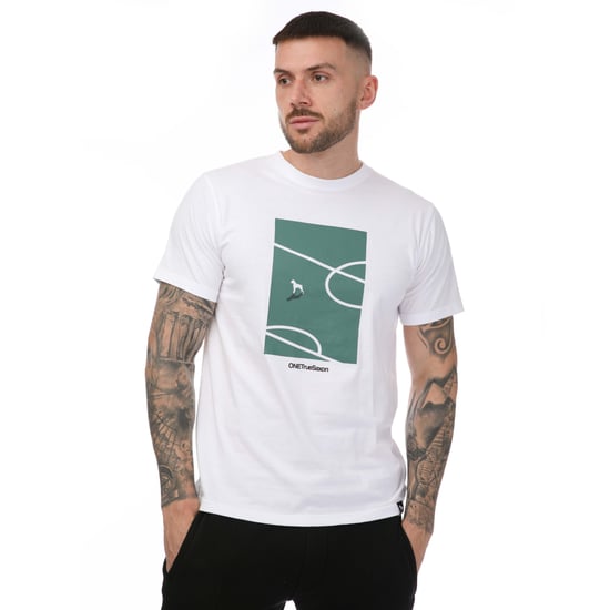 Men's One True Saxon Turf T-Shirt in White - Image 1