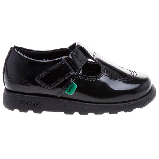 Girl's Kickers Infant Fragma T-Bar Patent Shoes in Black - Image 2