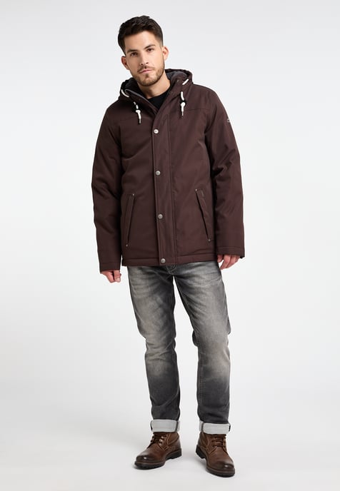 ICEBOUND Padded winter jacket Men dark brown - Image 4