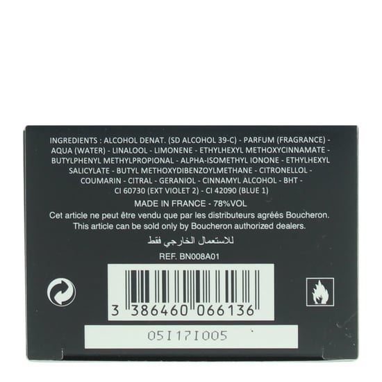 Boucheron Quatre Pour Homme Eau de Toilette 100ml Spray For Him - Image 5