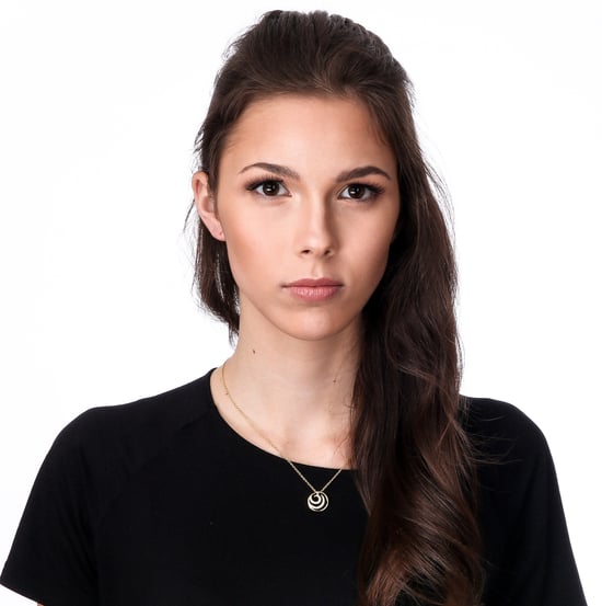 Orphelia 'Elaine' Women's 925 Sterling Silver Chain with Pendant - Gold ZH-7084/2 - Image 4