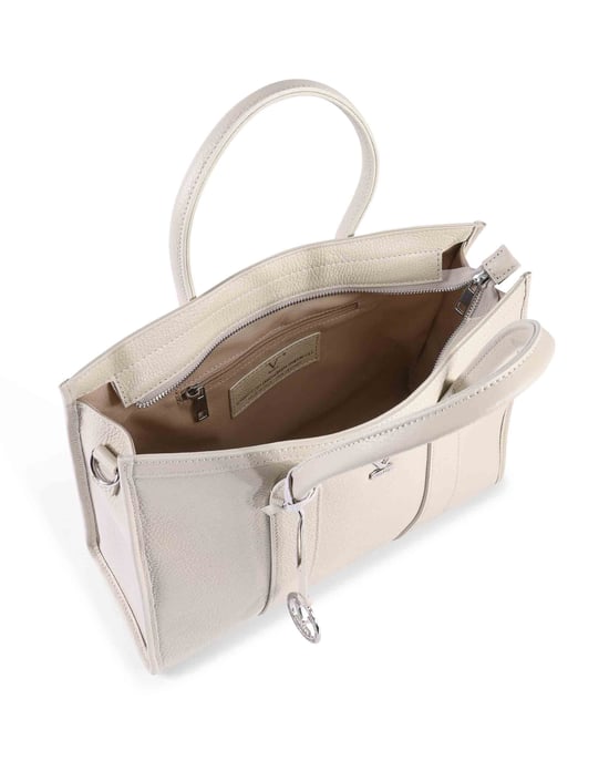 V Italia Womens Handbag CA1030 Dollaro Beige - Image 5