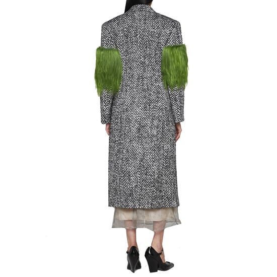 Prada Herringbone Wool Coat