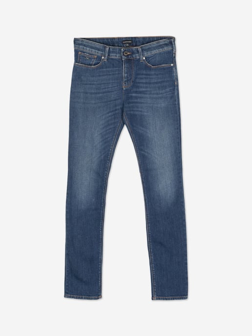 Emporio Armani Boys Skinny Jeans in Blue