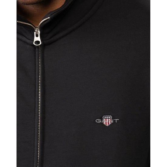 GANT Mens Regular Fit Shield Logo Full Zip Sweatshirt - Image 5