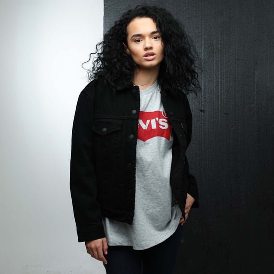 Women's Levis Ex-Boyfriend Sherpa Trucker Jacket in Black