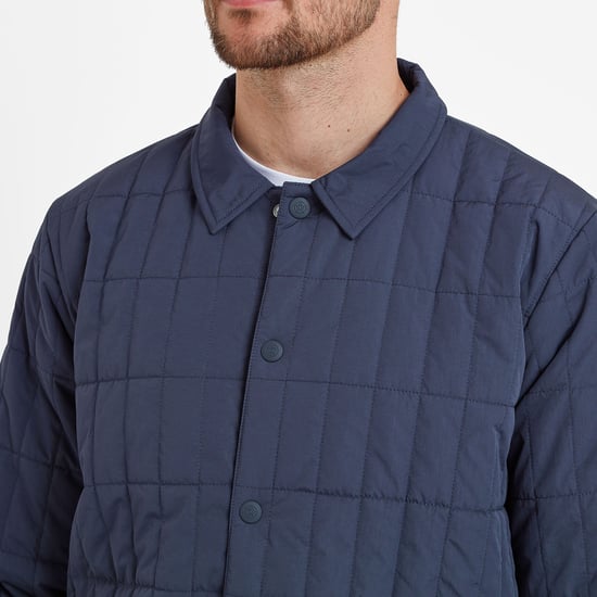 Ludwell Mens Shacket Dark Indigo