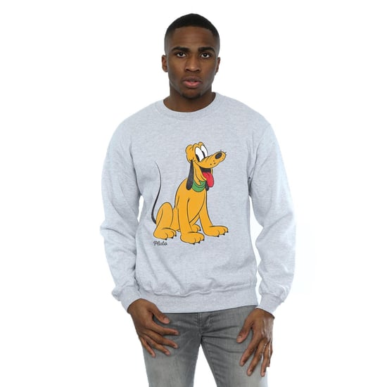 Disney Mens Classic Pluto Sweatshirt (Sports Grey)