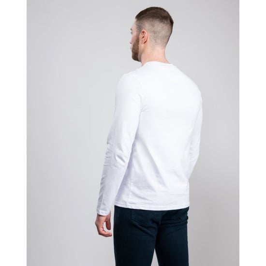Lyle & Scott Gewoon T-shirt met lange mouwen in Wit - Image 6