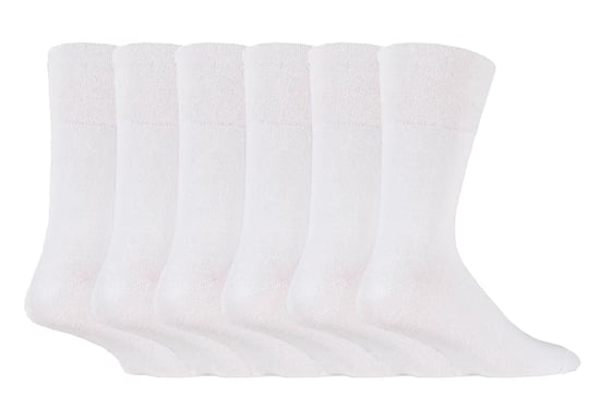 Mens 6 pack non elastic diabetic socks with hand linked toe seams - Image 1