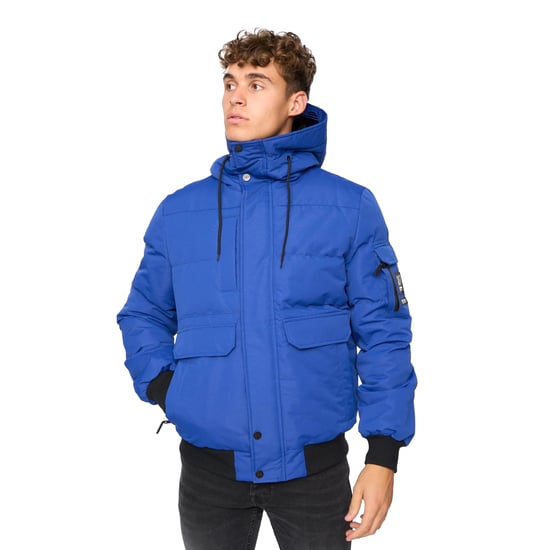 Crosshatch Heren Milwaka Bomber Jacket (Blauw) - Image 1