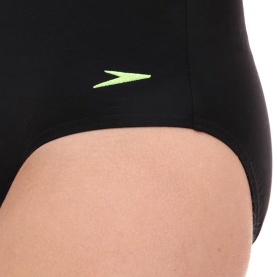 Women's Speedo Sculpture Aquajewel Swimsuit in Black Grey