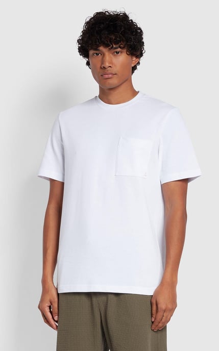 Stacy Pocket T-shirt White - Image 1