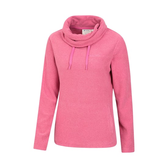 Mountain Warehouse Dams Hebridean Cowl Neck Fleece Top (Mörkrosa) - Image 4