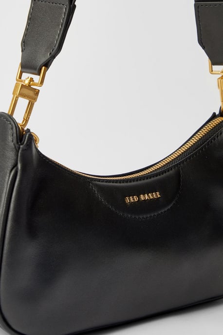 Essiy Logo Strap Shoulder Bag Black - Image 3