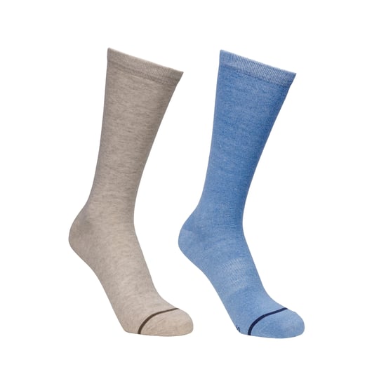 Trespass Unisex Vuxna Heathan-strumpor (Förpackning med 3) (Havremjölk/Kräm/Stormblå) - Image 4