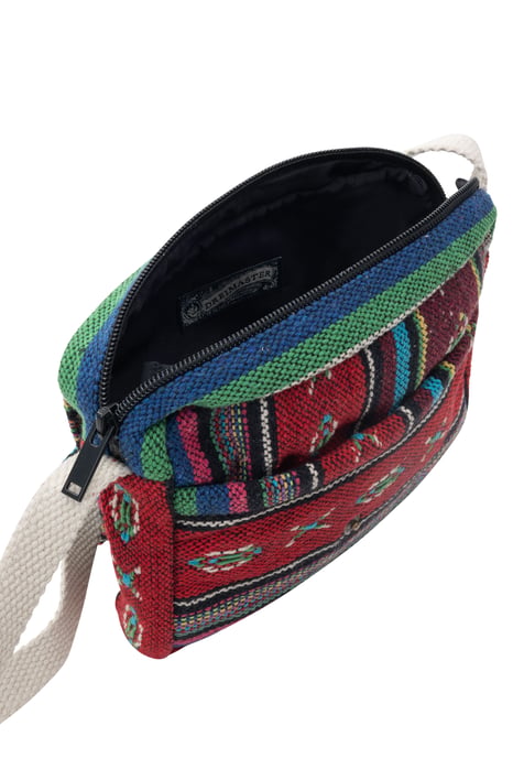 Dreimaster schoudertas Dames Rood Veelkleurig - Image 3