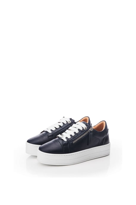 'Abbiy' Navy Leather