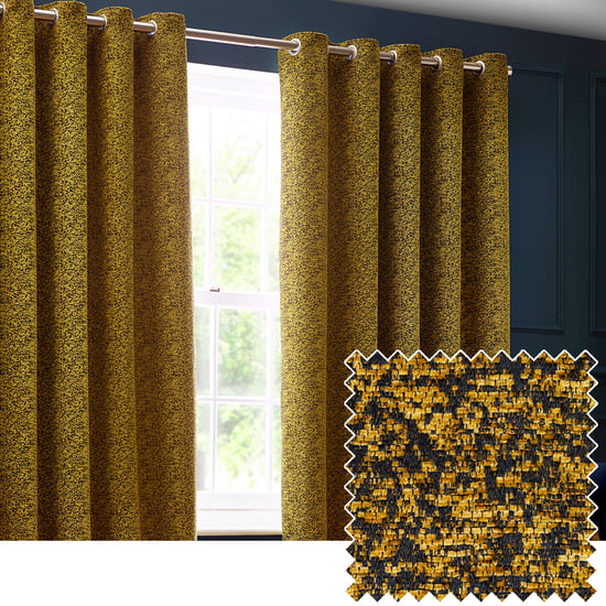 Paolleti Galaxy Room Darkening Eyelet Curtains
