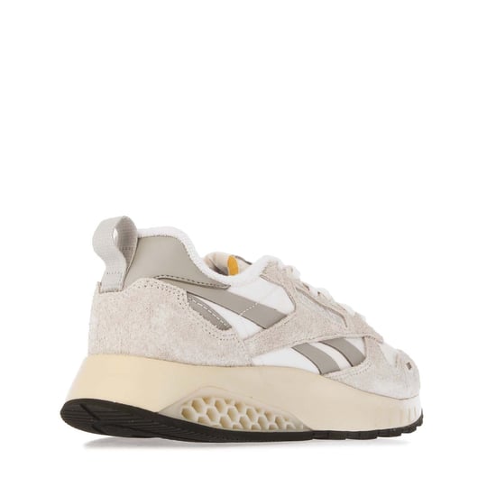 Men's Reebok Classics Classic Leather Hexalite Trainers in White Grey