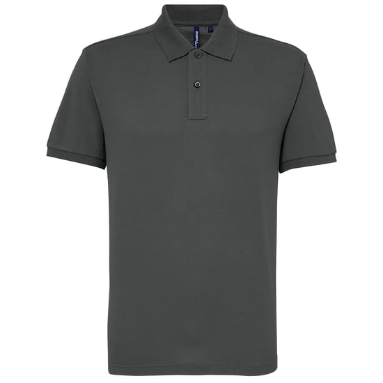 Asquith & Fox Heren Poloshirt met korte mouwen Prestatiemengsel (Houtskool) - Image 1