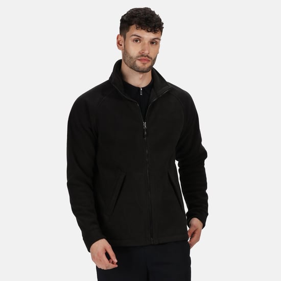 Regatta Sigma Symmetry Heavyweight Anti-Pill Fleece Jacket (380 GSM) (Black)