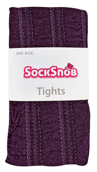 Sock Snob - Färgade 80 denier ogenomskinliga mode-strumpbyxor för damer - Randiga - Image 2