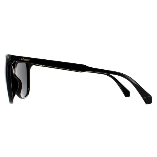 Polaroid Cat Eye Womens Black Grey Polarized Sunglasses - Image 3