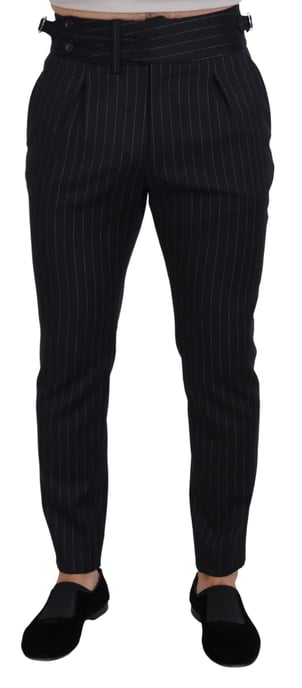 Striped Wool Chino Pants - Image 1