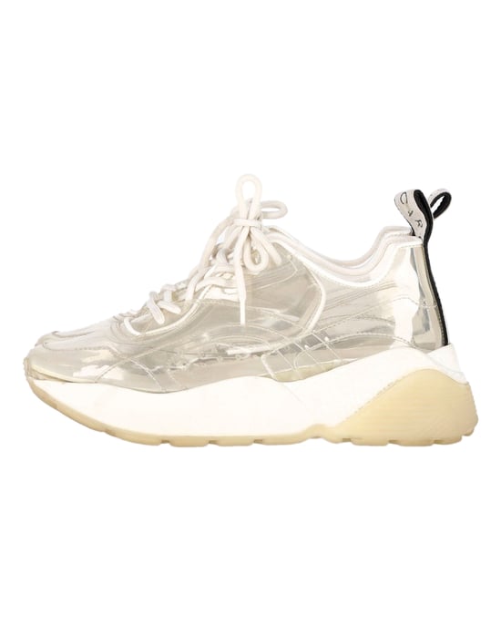 Stella McCartney Eclypse Transparante Chunky Sneakers in Witte PVC - Image 5