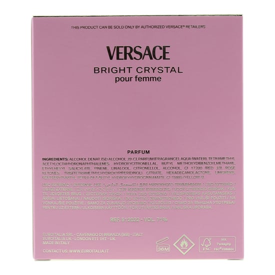Versace Bright Crystal Parfum 90ml - Image 4