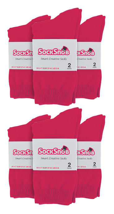 Vanliga bomullsstrumpor för kvinnor | 12 par multipack | Sock Snob | tunna bekväma färgglada ankelstrumpor för damer - Denim - Image 2
