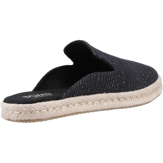 TOMS Santiago Muiltjes Textiel Vrouwen Zwart Metallic - Image 2