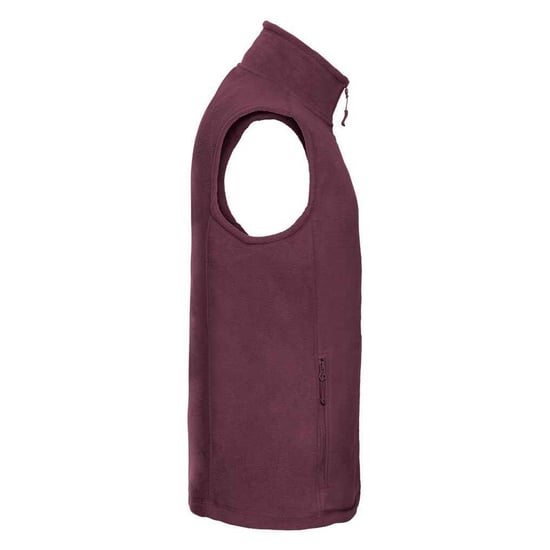 Russell Mens Outdoor Fleece Gilet (Burgundy)