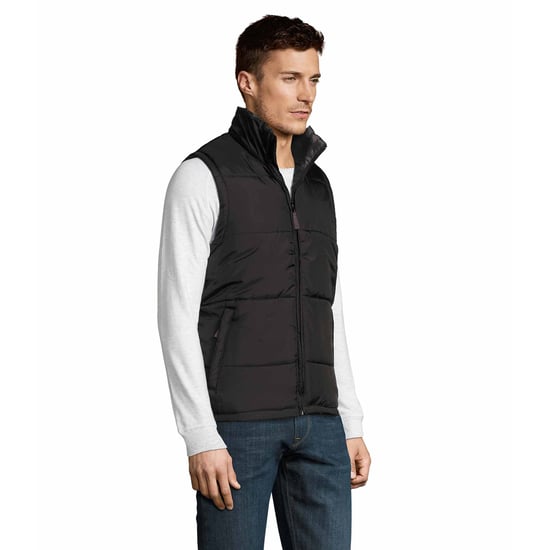 SOLS Warm Unisex Gewatteerd Bodywarmer Jasje (Zwart) - Image 4
