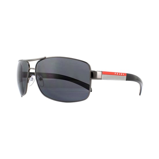 Prada Sport Sunglasses 54IS 5AV5Z1 Gunmetal Grey Polarized