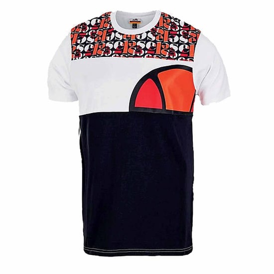 Ellesse Cirillo Mens White/Navy T-Shirt