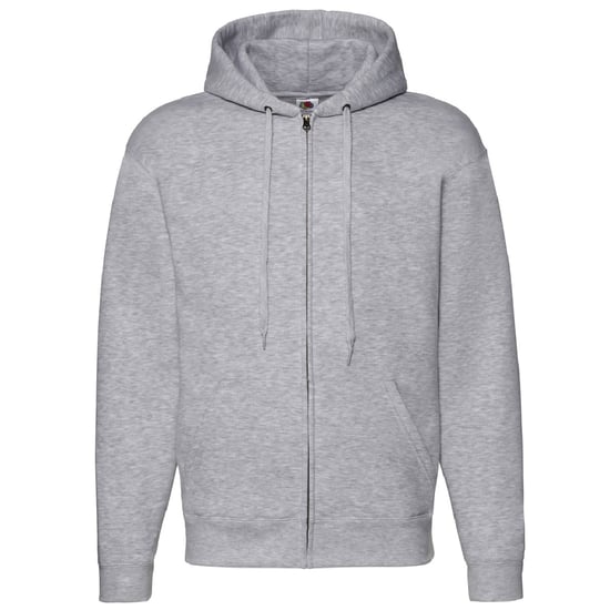 Fruit Of The Loom Mens Zip Through Hooded Sweatshirt / Hoodie
