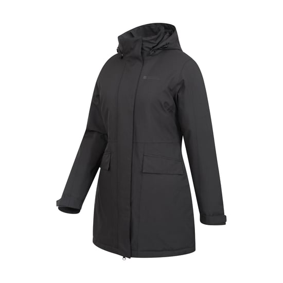 Mountain Warehouse Dames/Dames Rain On Waterdichte Gewatteerde Jas (Zwart) - Image 3