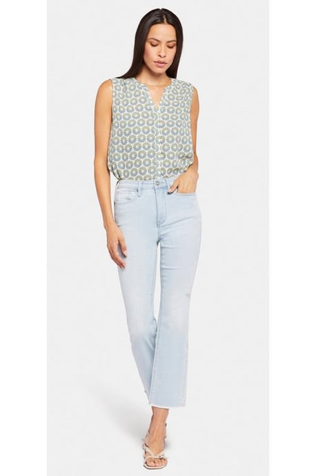 Slim Bootcut Ankle Jeans Light Blue Cool Embrace® Denim