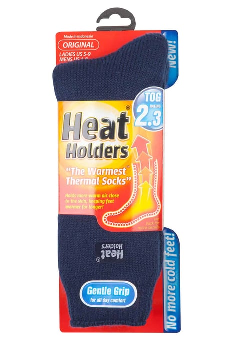 Heat Holders - Ladies Plain Winter Warm Thermal Socks 4-8 UK - Image 2