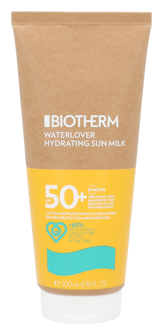 Biotherm Waterlover Hydrating Sun Milk Tube SPF50+ 200ml - Image 1